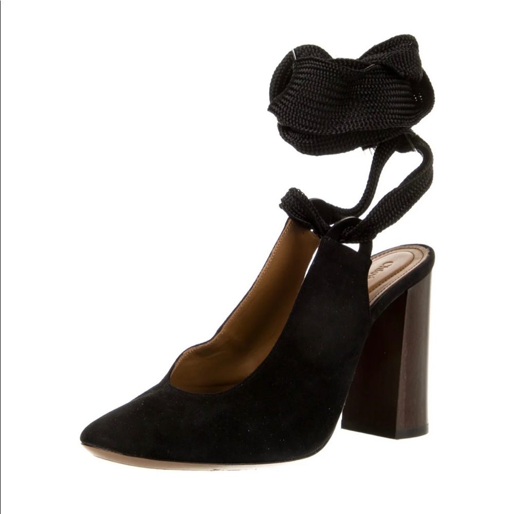 CHLOÉ
Suede Slingback Pumps